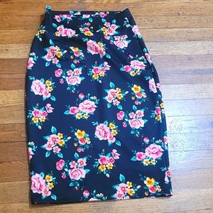Beautiful flowery skirt